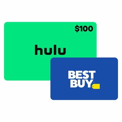 $100 Hulu Gift Card + $15 Best Buy Gift Card