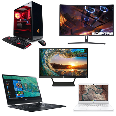 Laptops, PC monitors, and more
