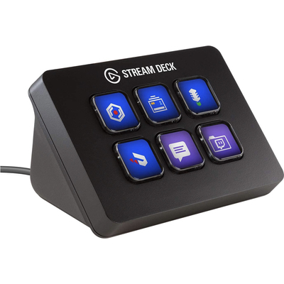 Elgato Stream Deck Mini content creation controller with six keys on Amazon