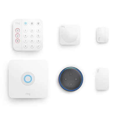 Ring Alarm 5-Piece Kit + Echo Dot