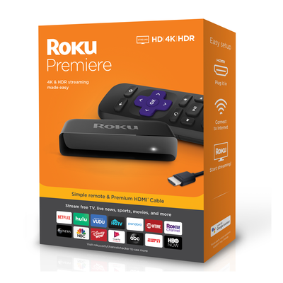 Roku Premiere HD / 4K HDR Streaming Media Player