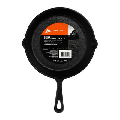 Score sizzling savings with this $5 Ozark Trail 8-inch Cast Iron Skillet