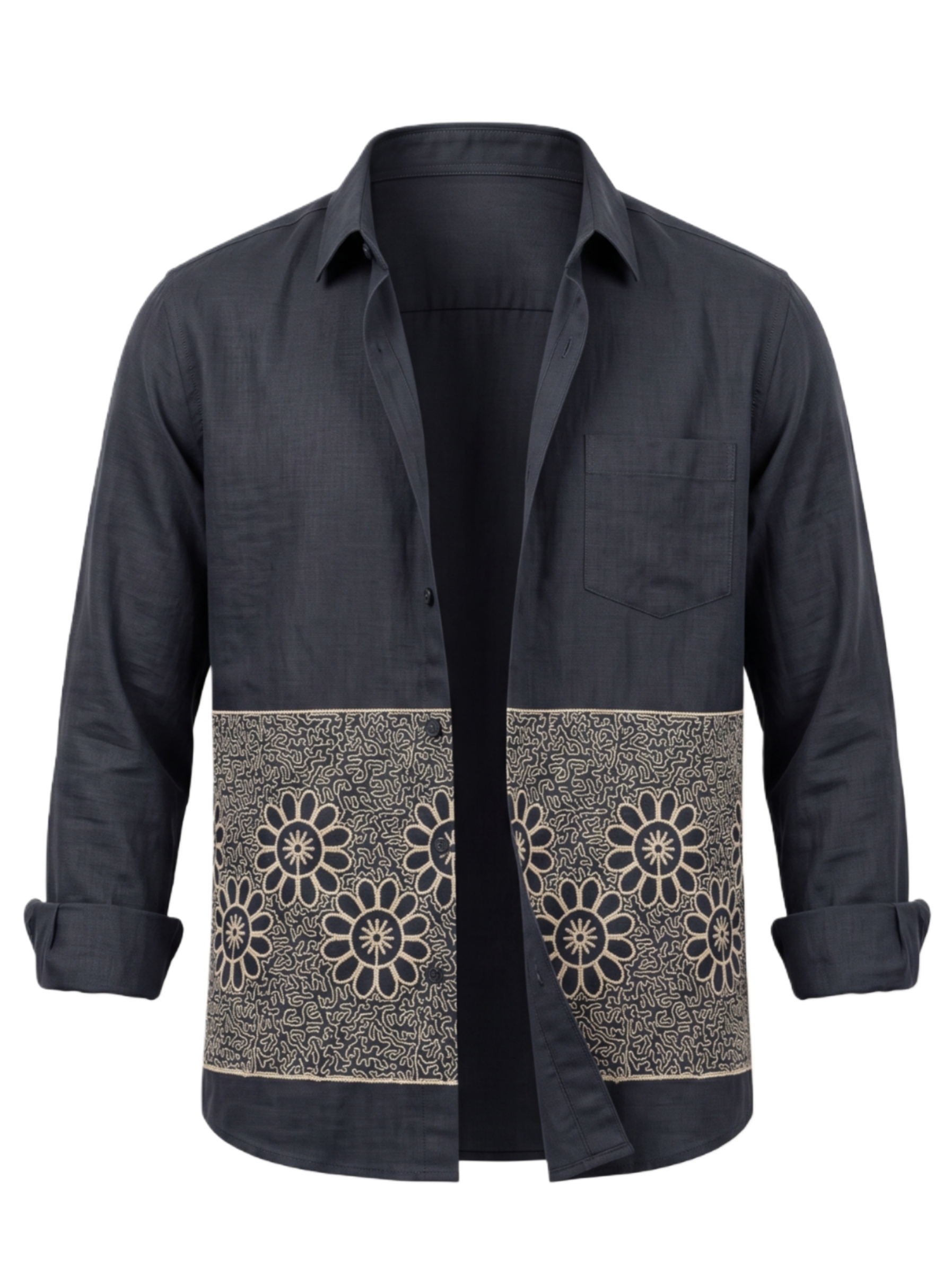 Ethnic Mandala Border Shirt thumbnail 5