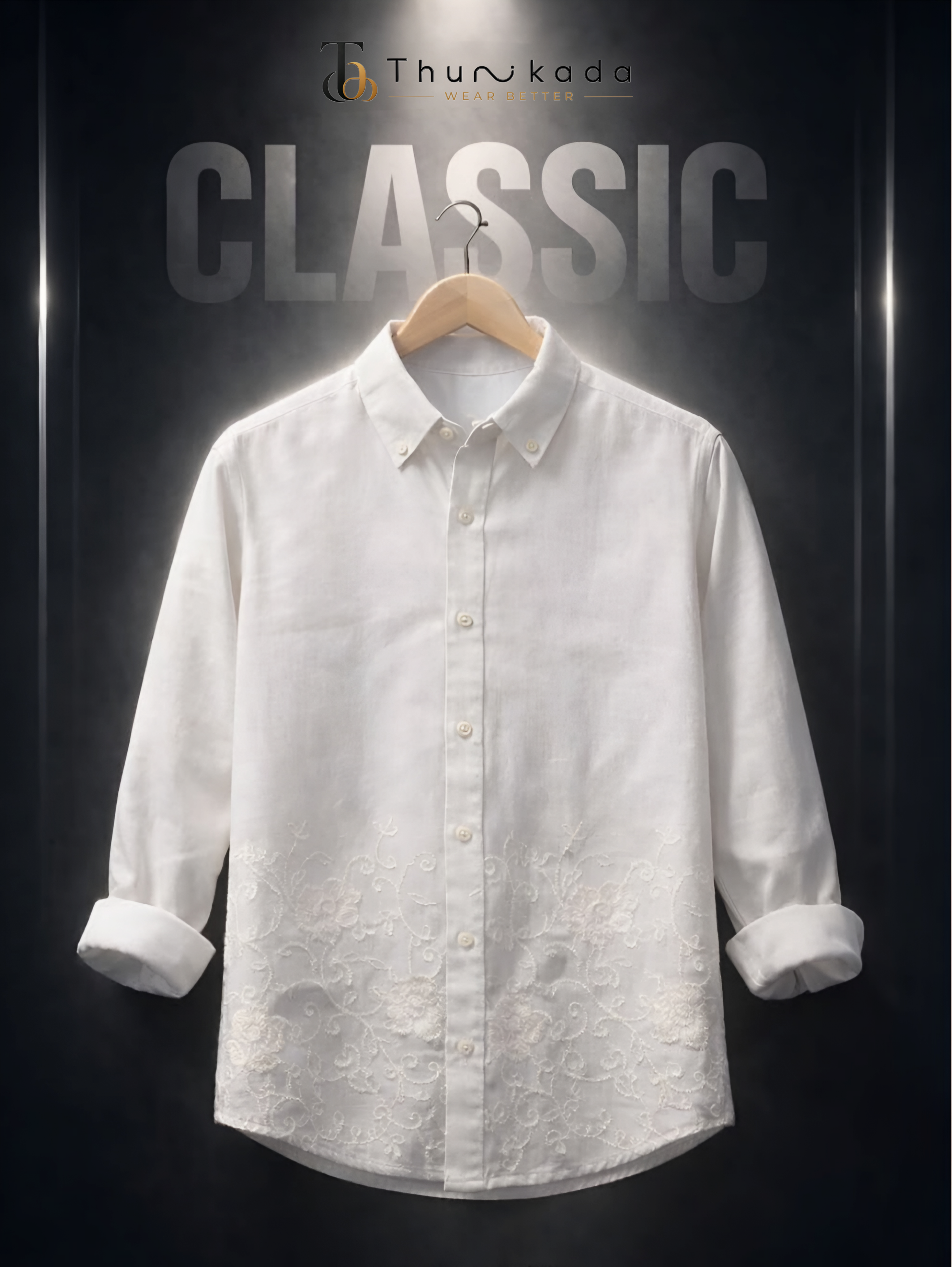 Lumina off-white -Hemmed Shirt thumbnail 3