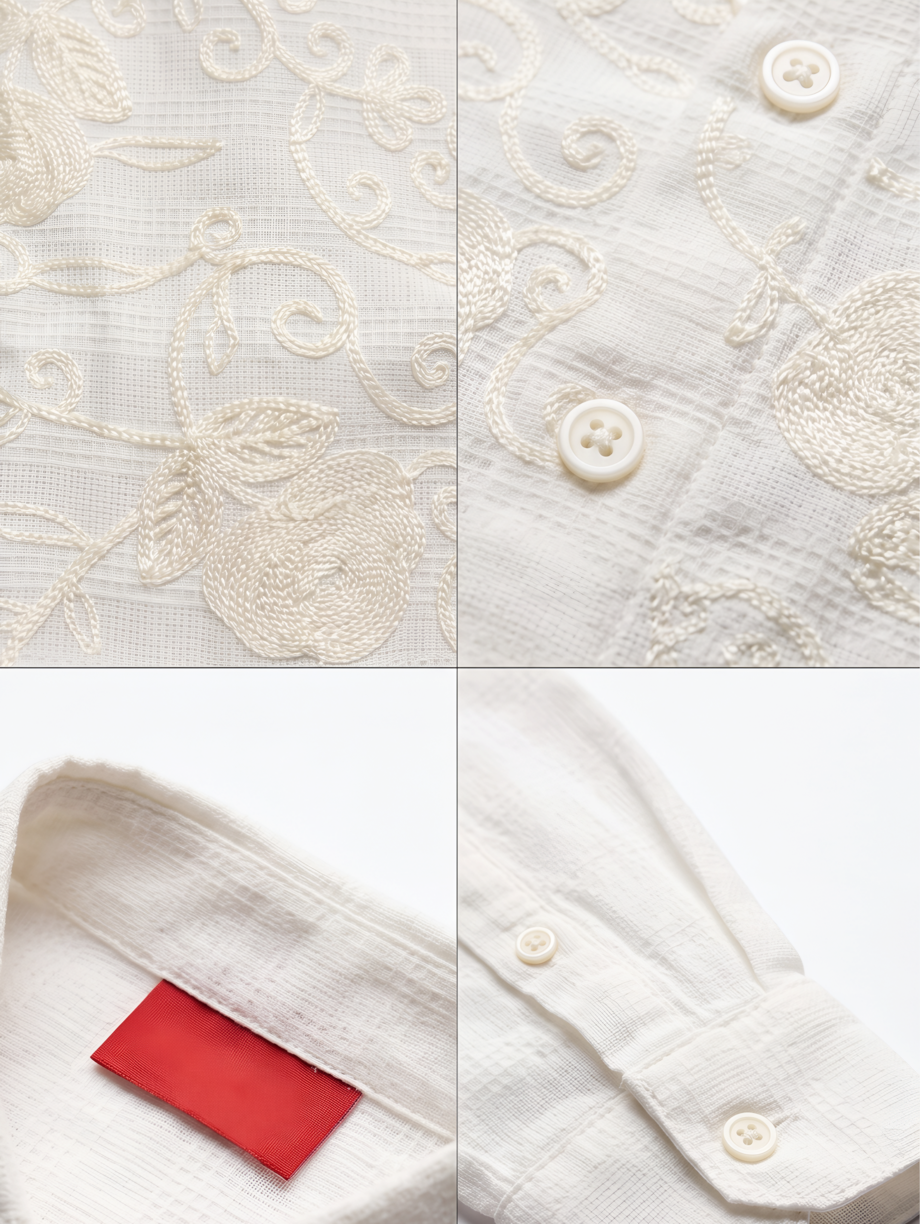 Lumina off-white -Hemmed Shirt thumbnail 2