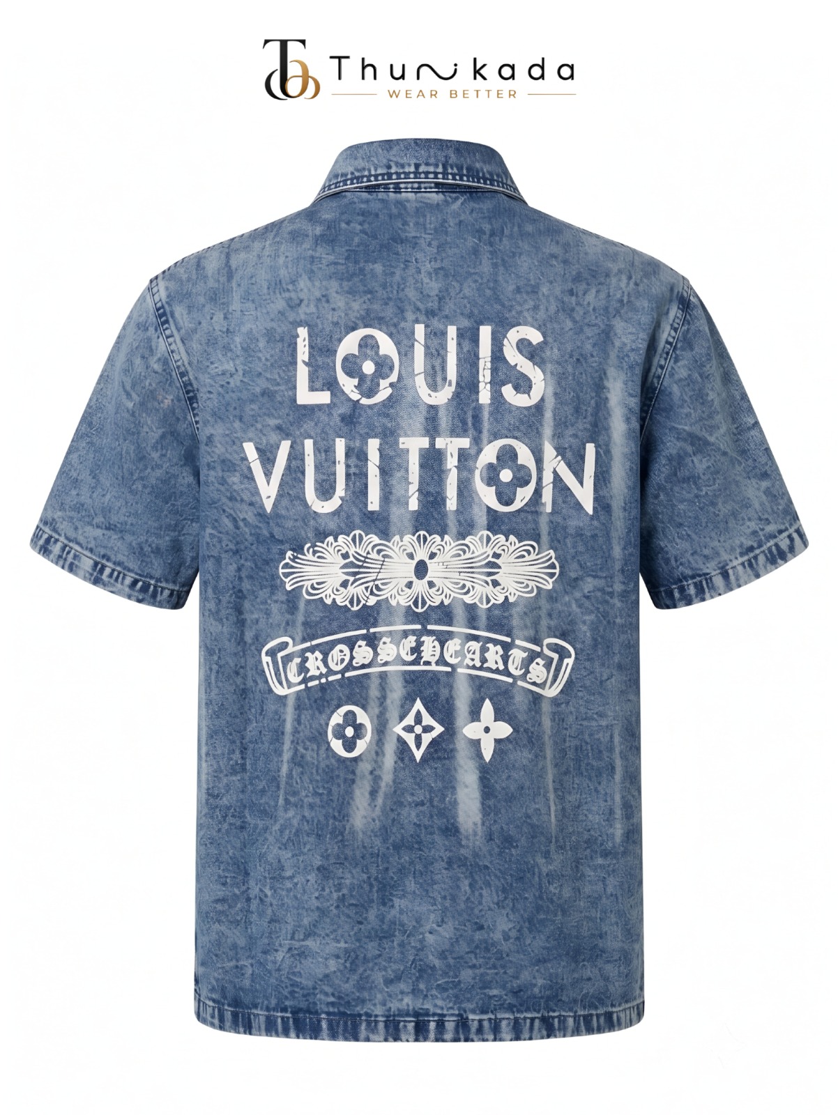 Denim Shirt - Acid Wash thumbnail 3