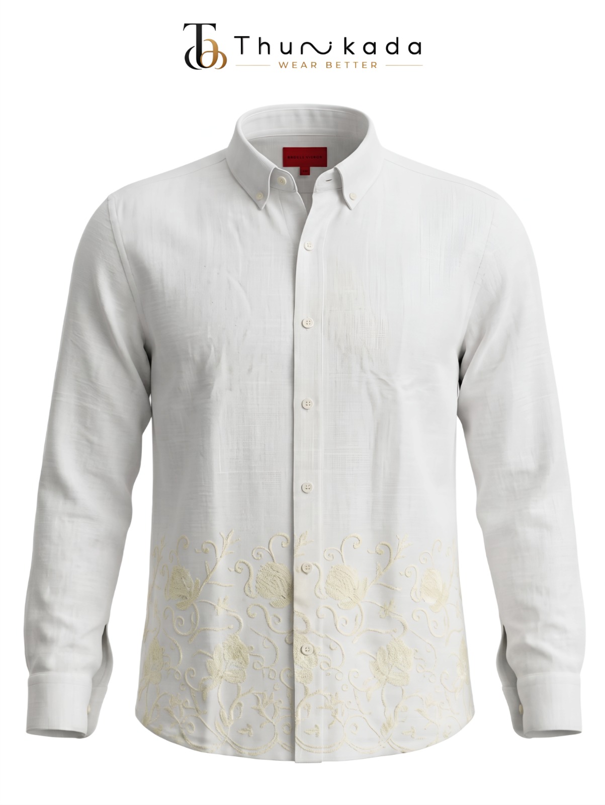 Lumina off-white -Hemmed Shirt
