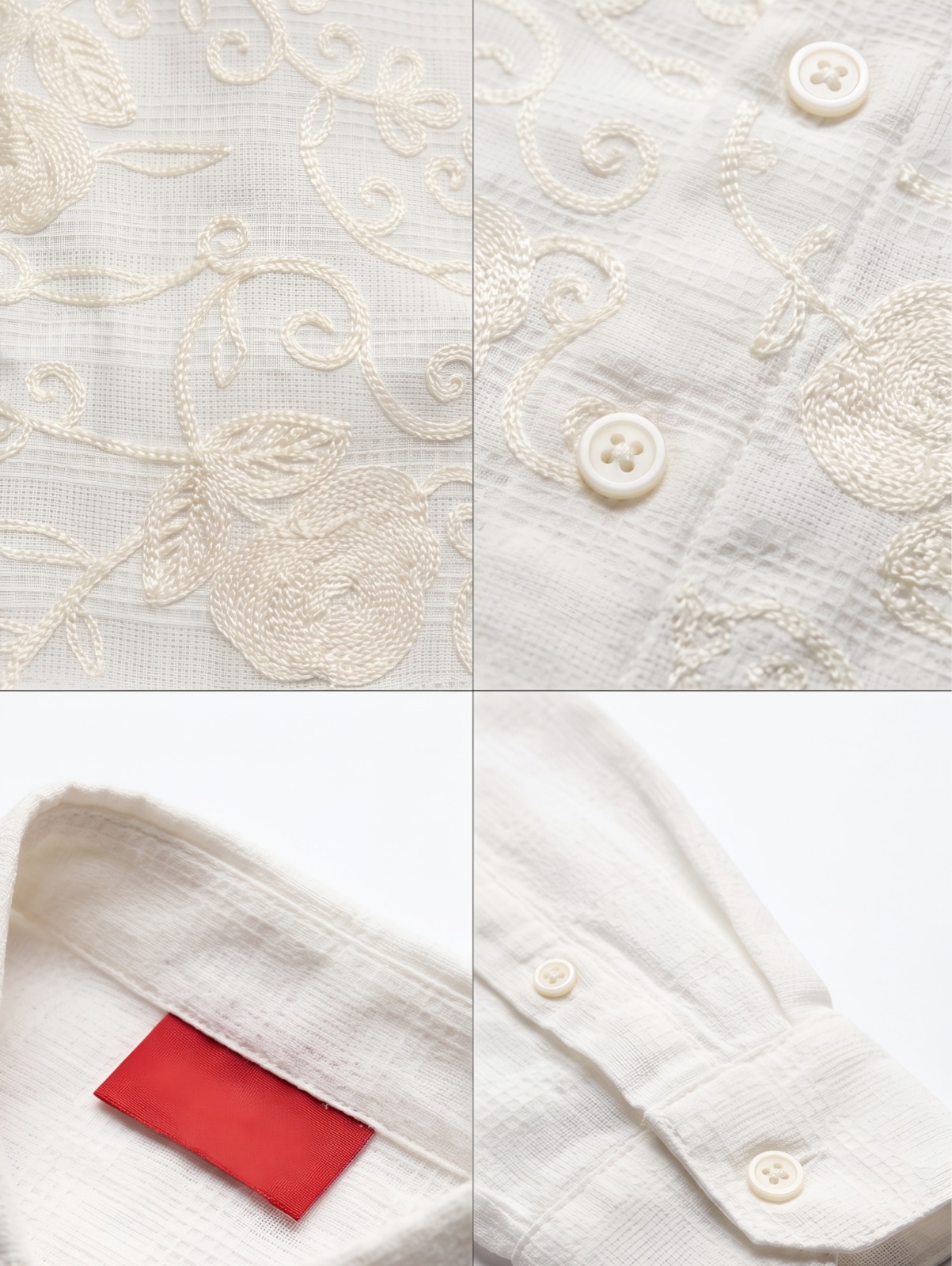 Lumina off-white -Hemmed Shirt thumbnail 2