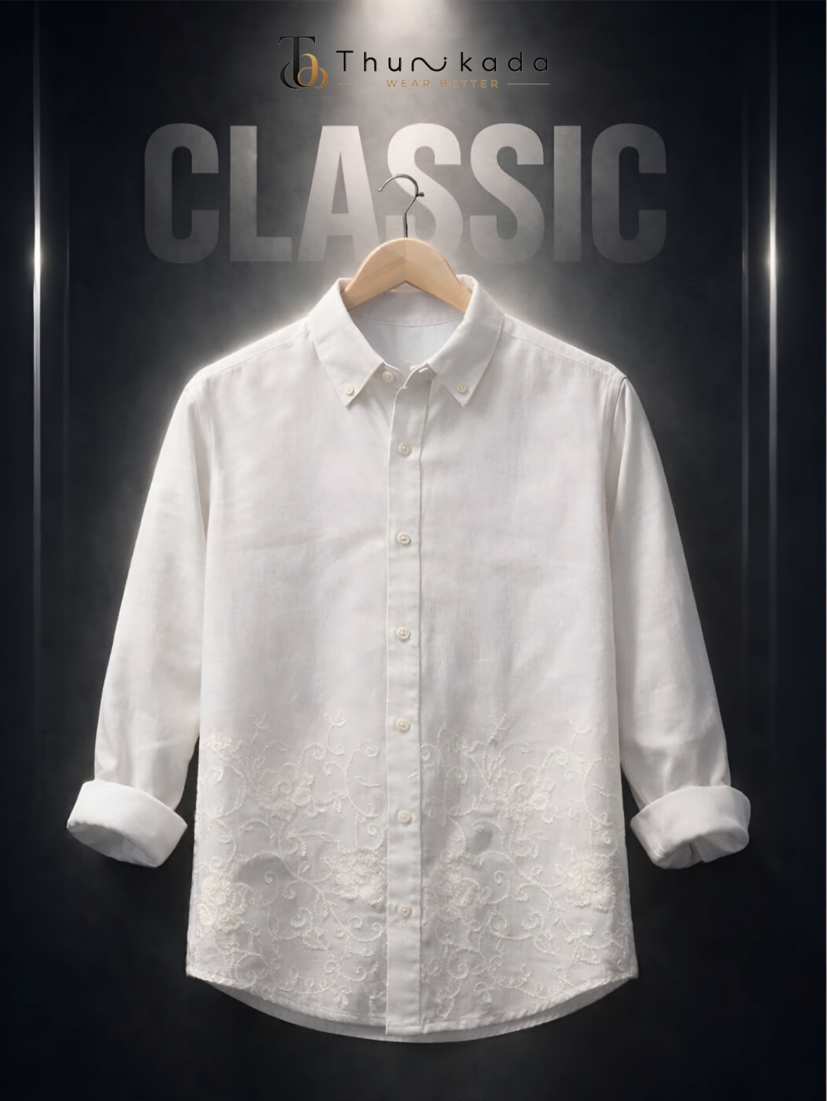 Lumina off-white -Hemmed Shirt thumbnail 3