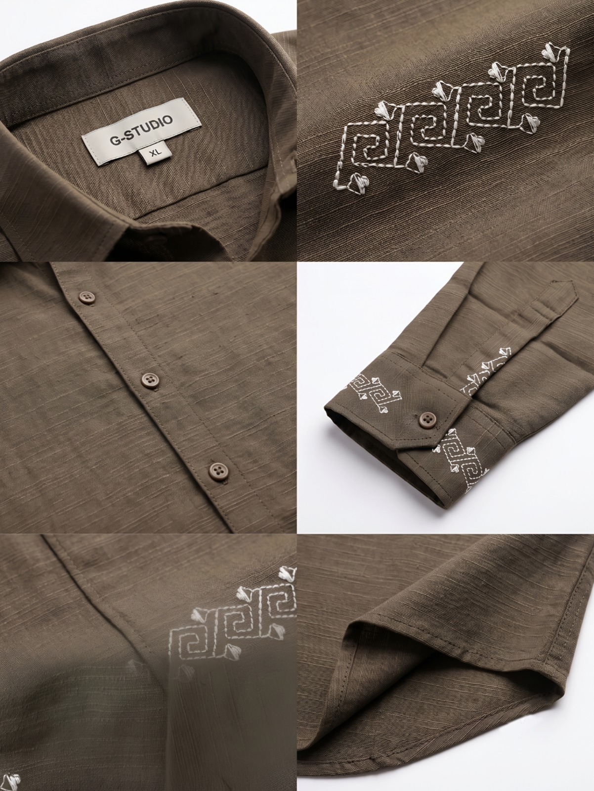 Textured Minimalist Casual Shirt thumbnail 2