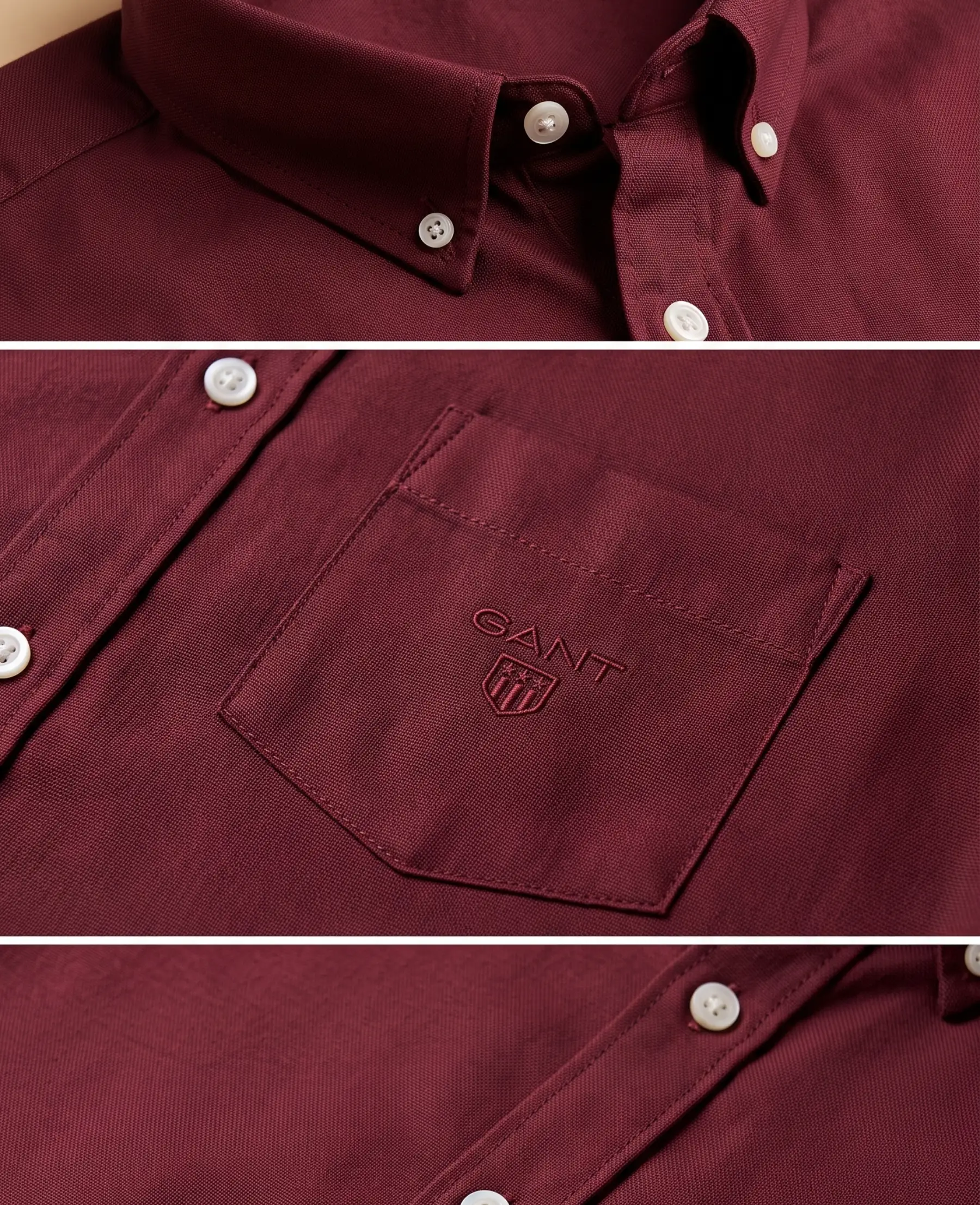 Poly-Lycra Full-Sleeve Shirt (Maroon) thumbnail 2