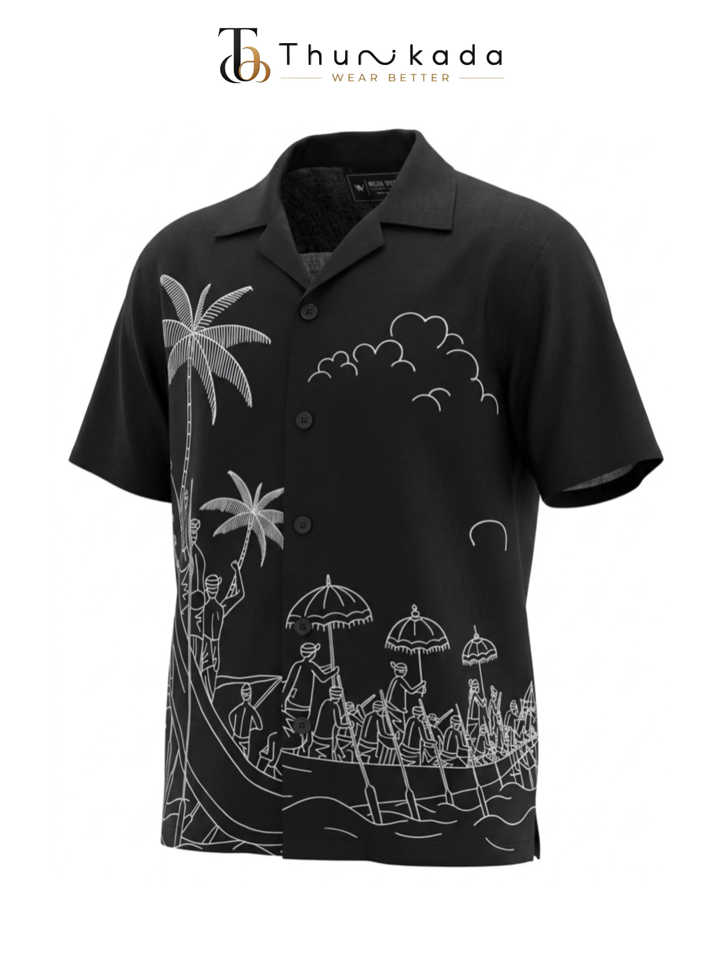 Tropical Sketch Resort Shirt