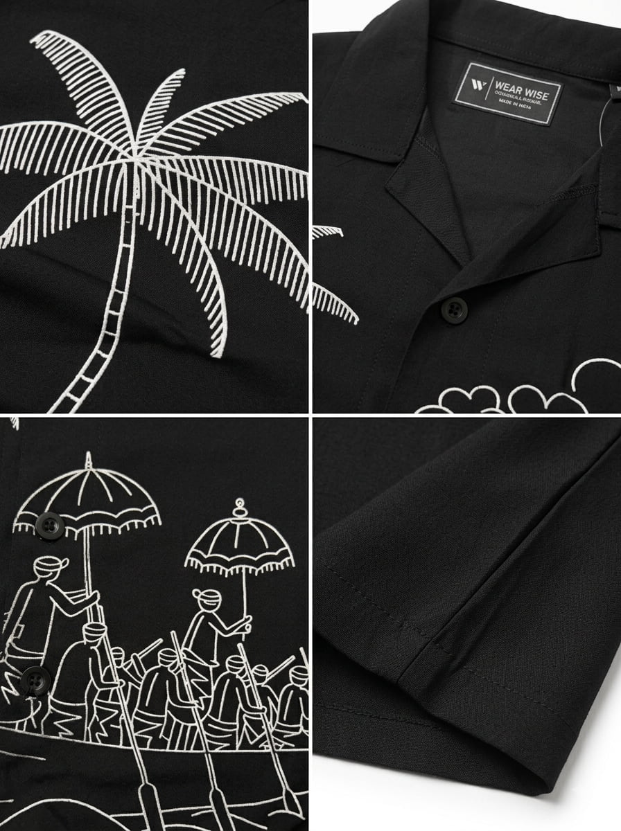 Tropical Sketch Resort Shirt thumbnail 2