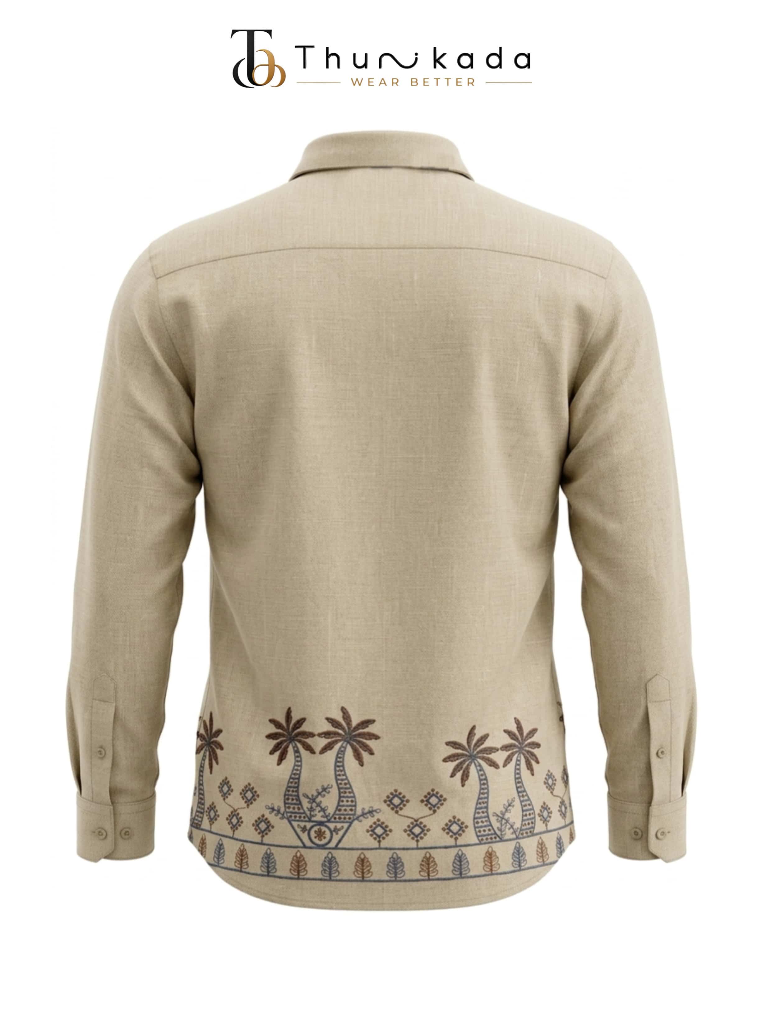 Palm Breeze Embroidered Shirt thumbnail 3
