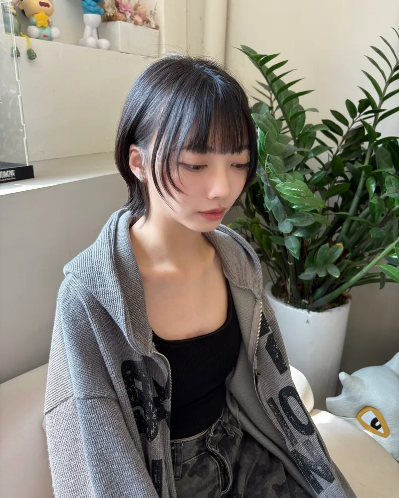 霧藍內層染｜中壢特殊色｜Clare｜TiAM 中壢延平店