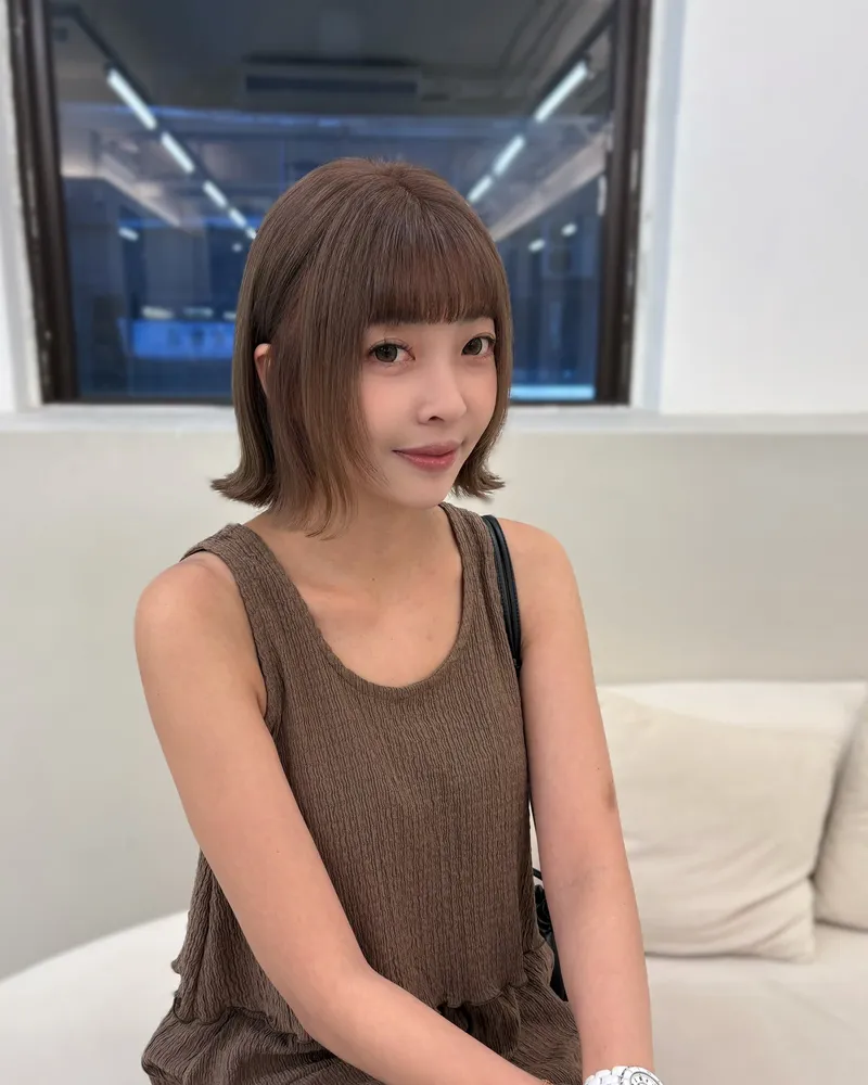 亞麻棕鮑伯｜中壢剪髮｜Clare｜TiAM 中壢延平店