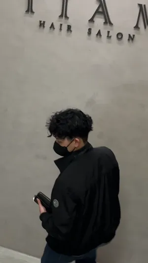 中壢男生燙髮韓系微捲｜深黑短髮自然蓬鬆｜Henry｜TiAM 中壢中正店 2