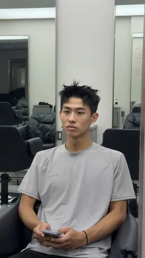 中壢男生燙髮韓系微捲｜深黑短髮自然蓬鬆｜Henry｜TiAM 中壢中正店 3