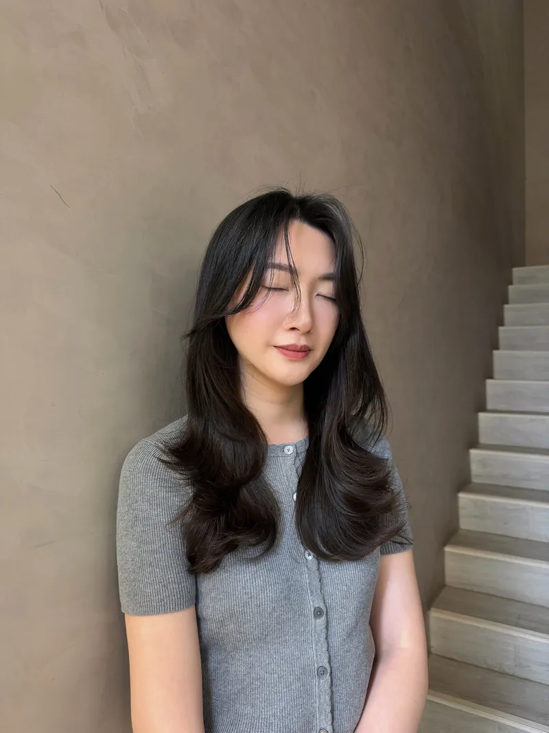 黑髮直順長髮｜自然光澤女生｜Nini｜TiAM 中壢中平店