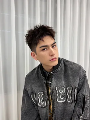 男生紋理燙短髮｜個性線條俐落好整理｜Nini｜TiAM 中壢中平店 3