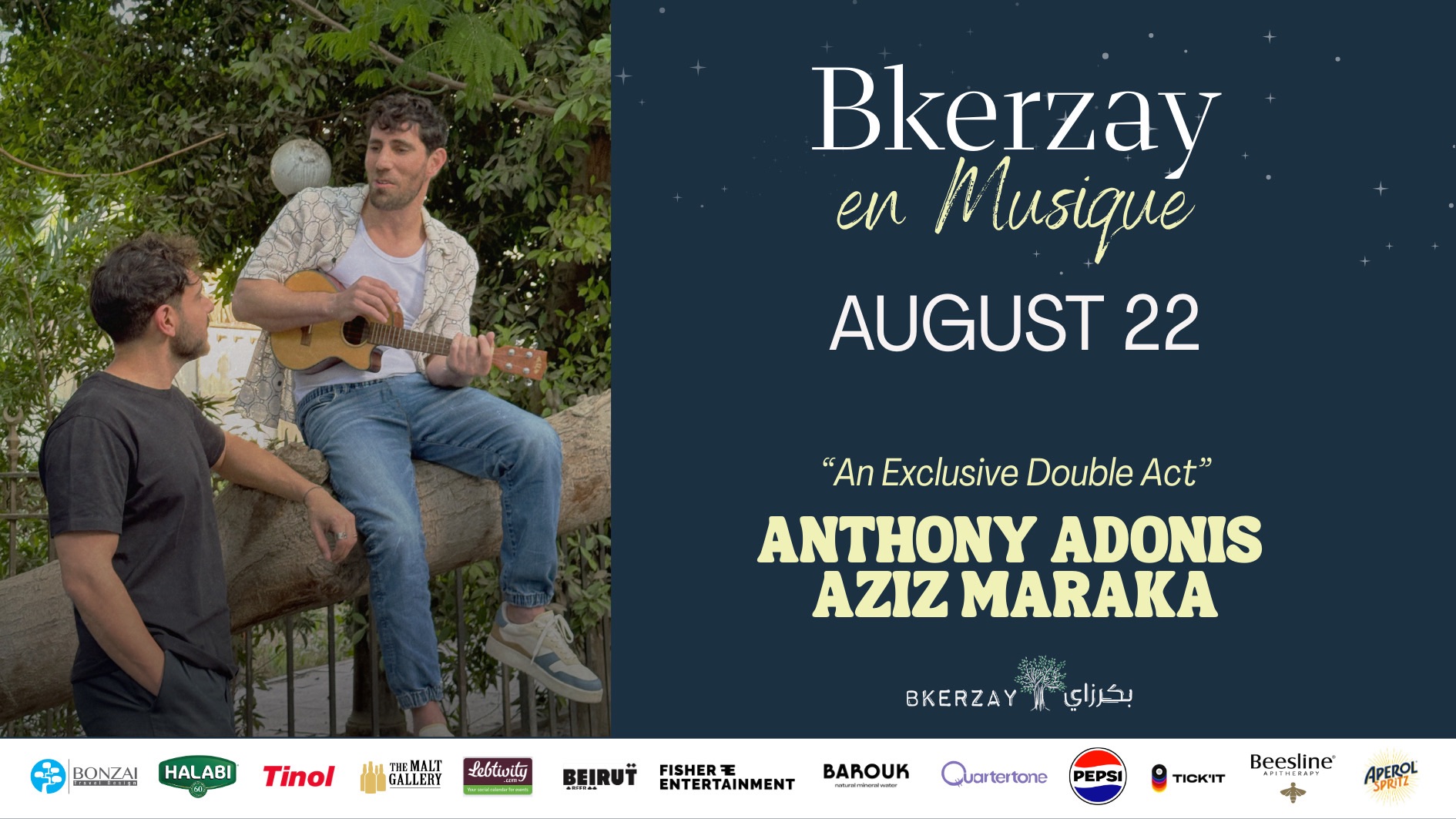 Anthony ADONIS & Aziz MARAKA: Exclusive Double Act