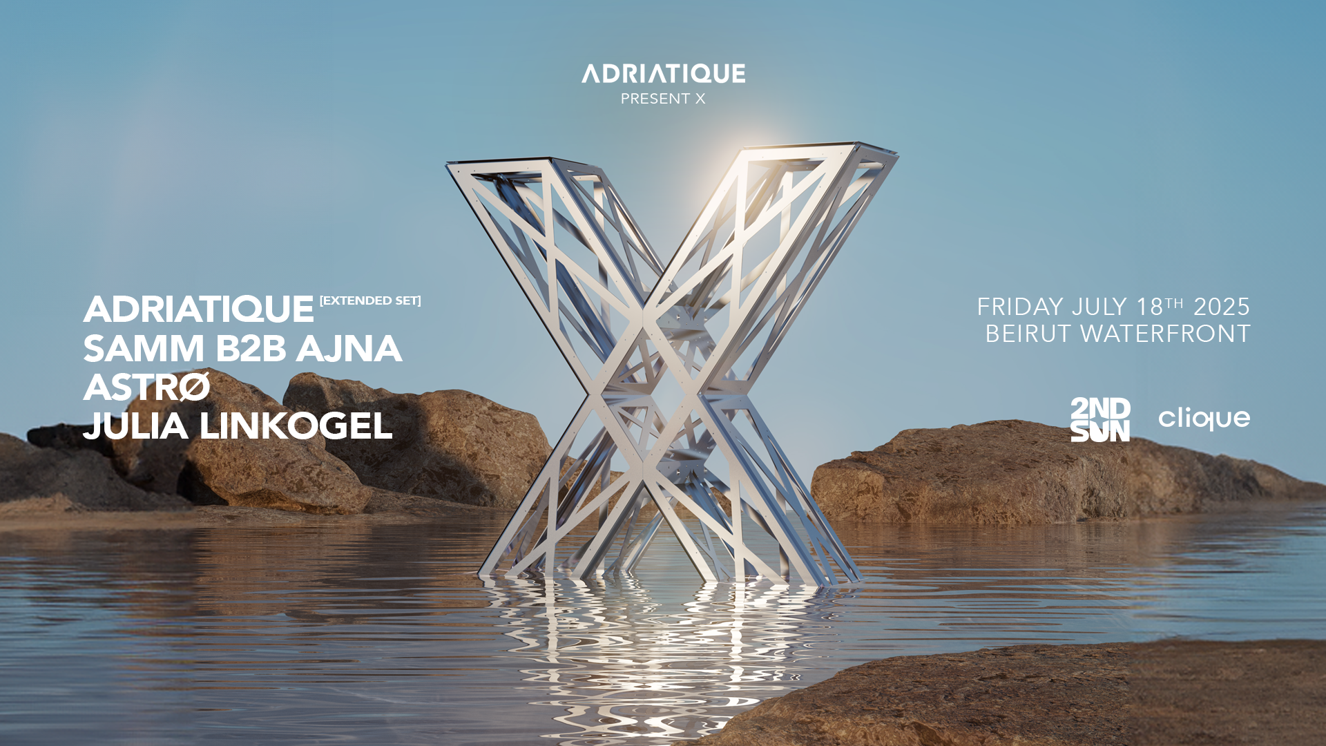 ADRIATIQUE Present X at Waterfront Beirut