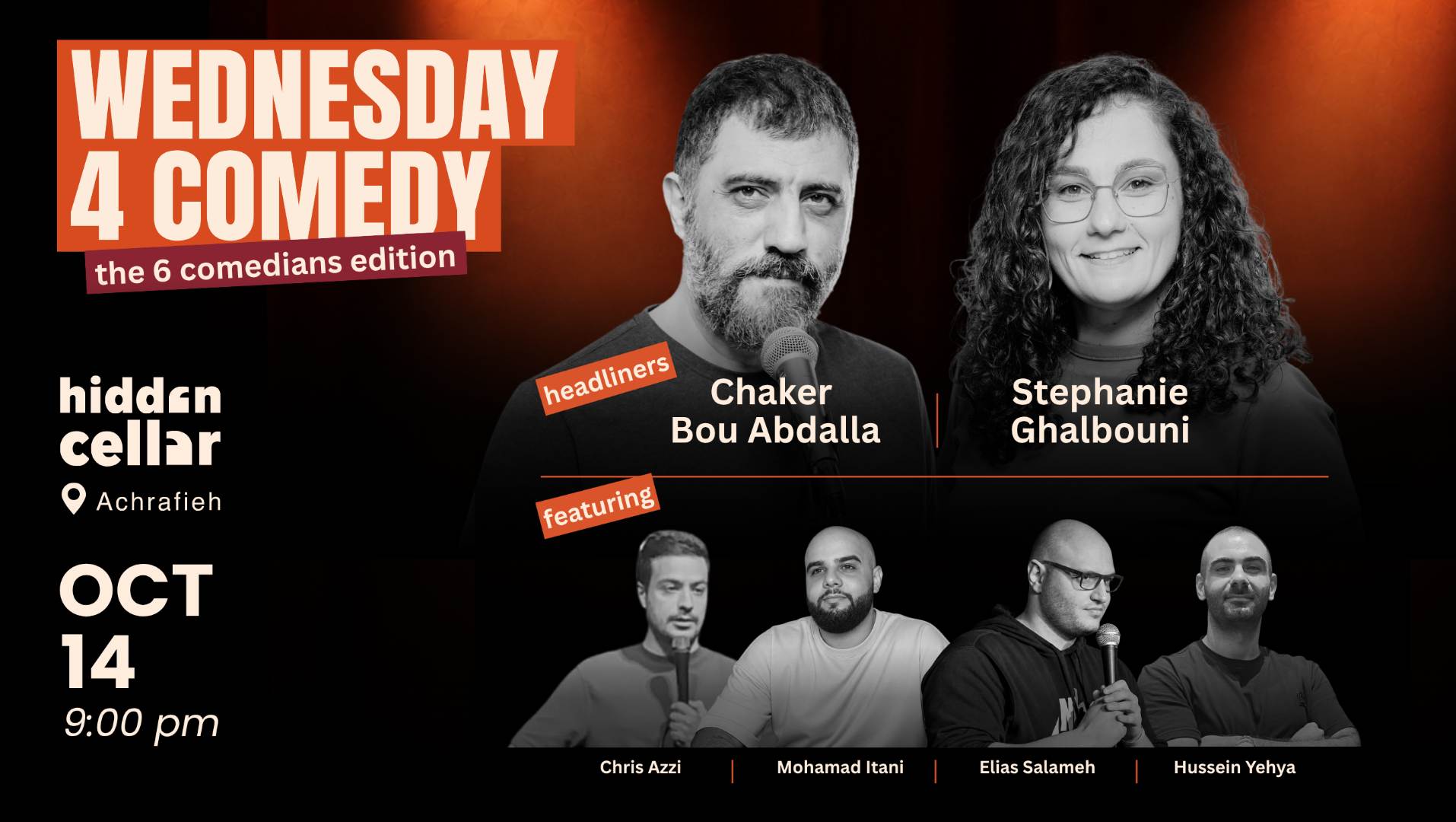 Wednesday 4 Comedy