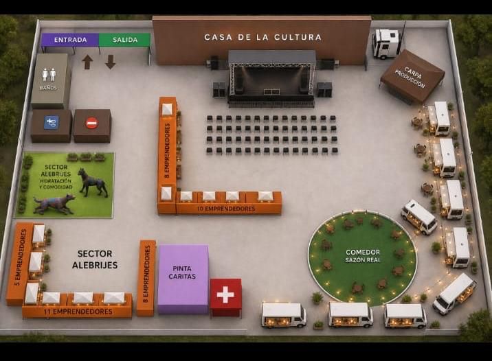 Mapa del recinto