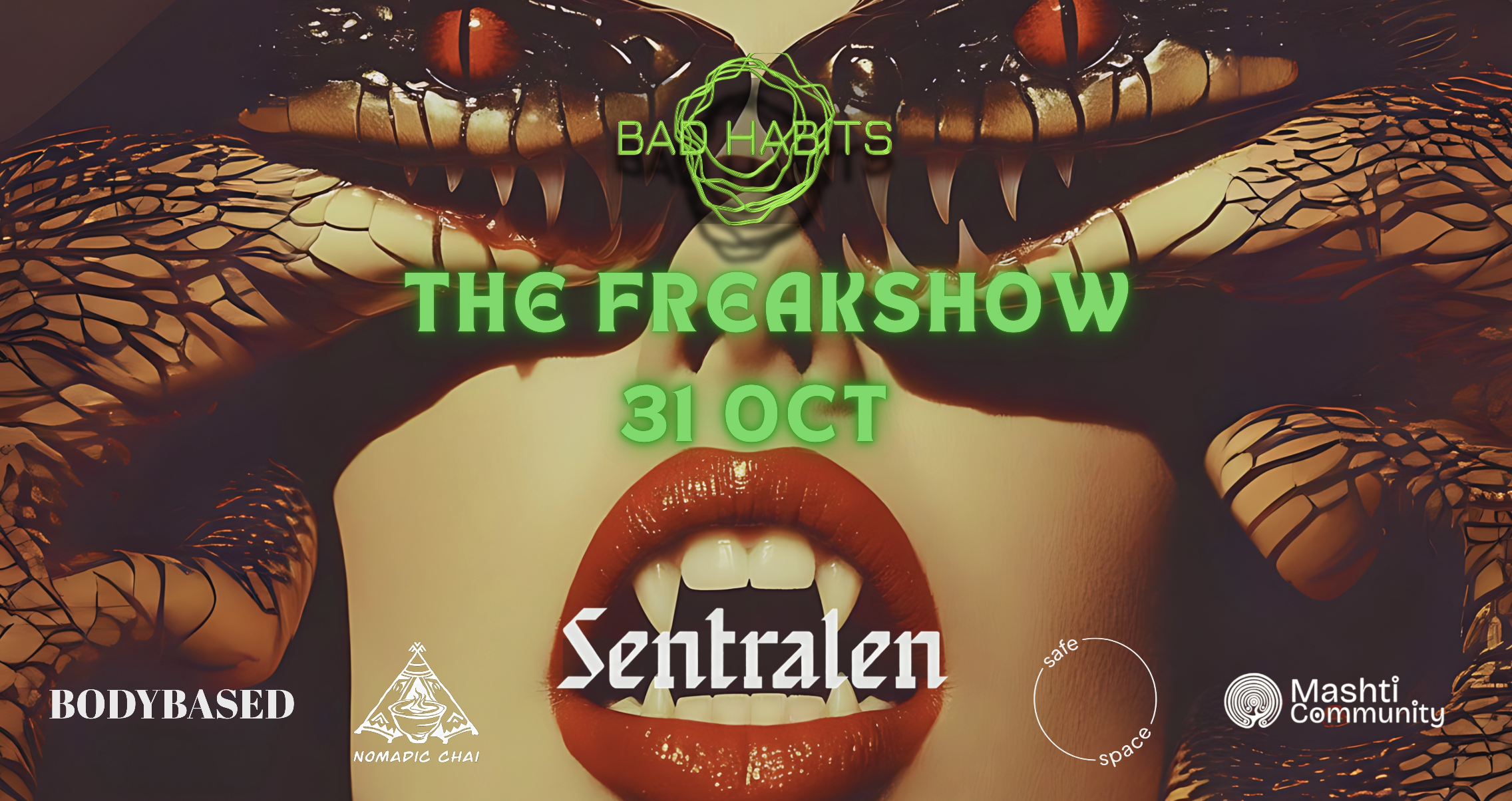 FREAKSHOW • 31 OCT • SENTRALEN