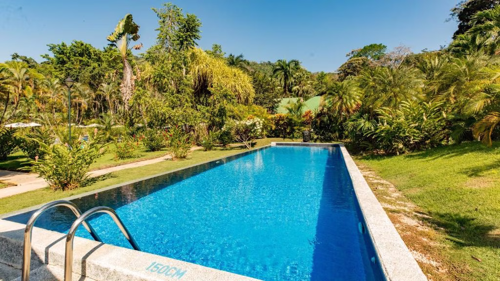 Semi Olympic swimming pool at Villas Río Mar in Dominical, Costa Rica