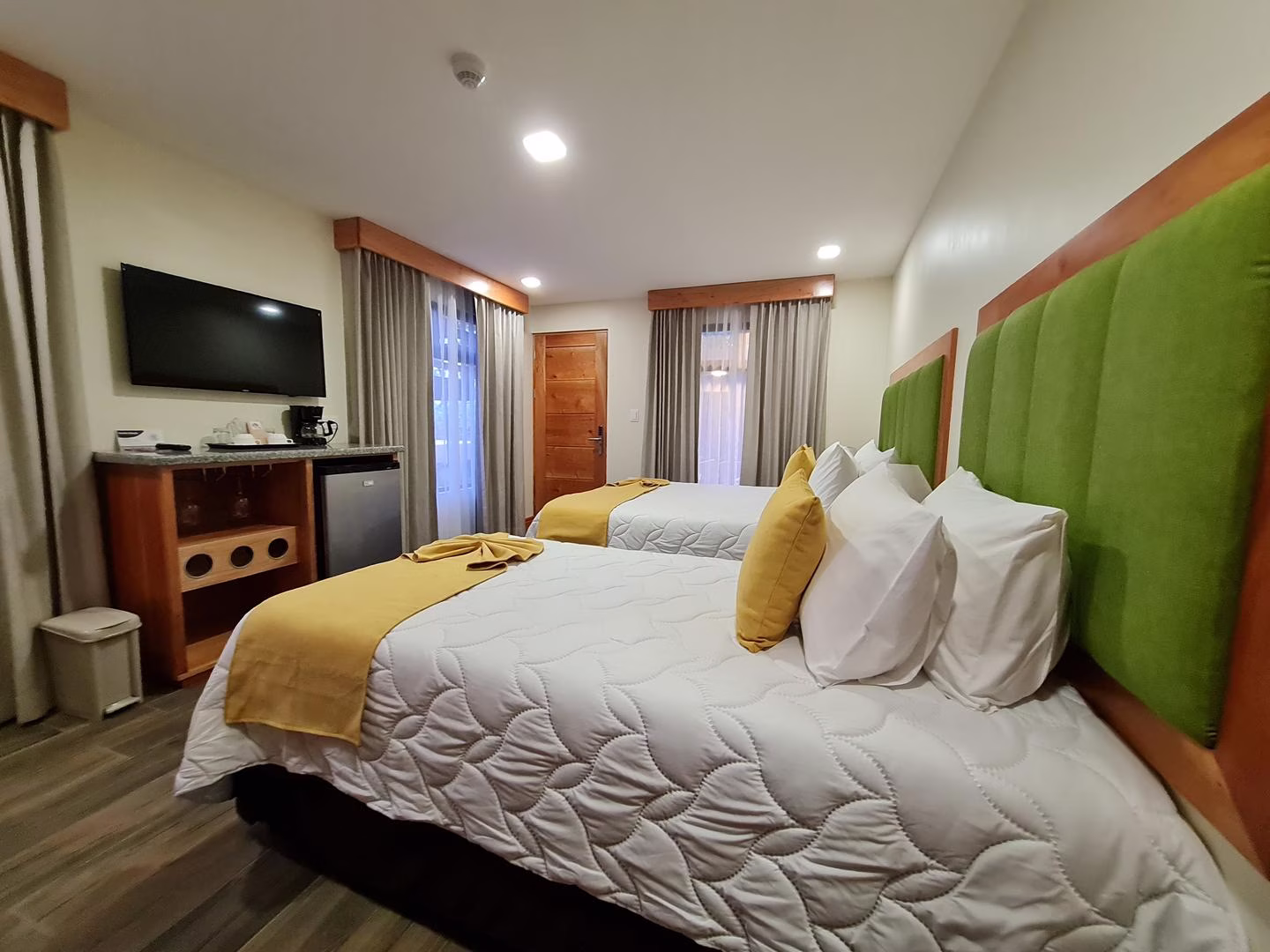 Forest Superior room with two queen beds at Sibu Boutique Hotel