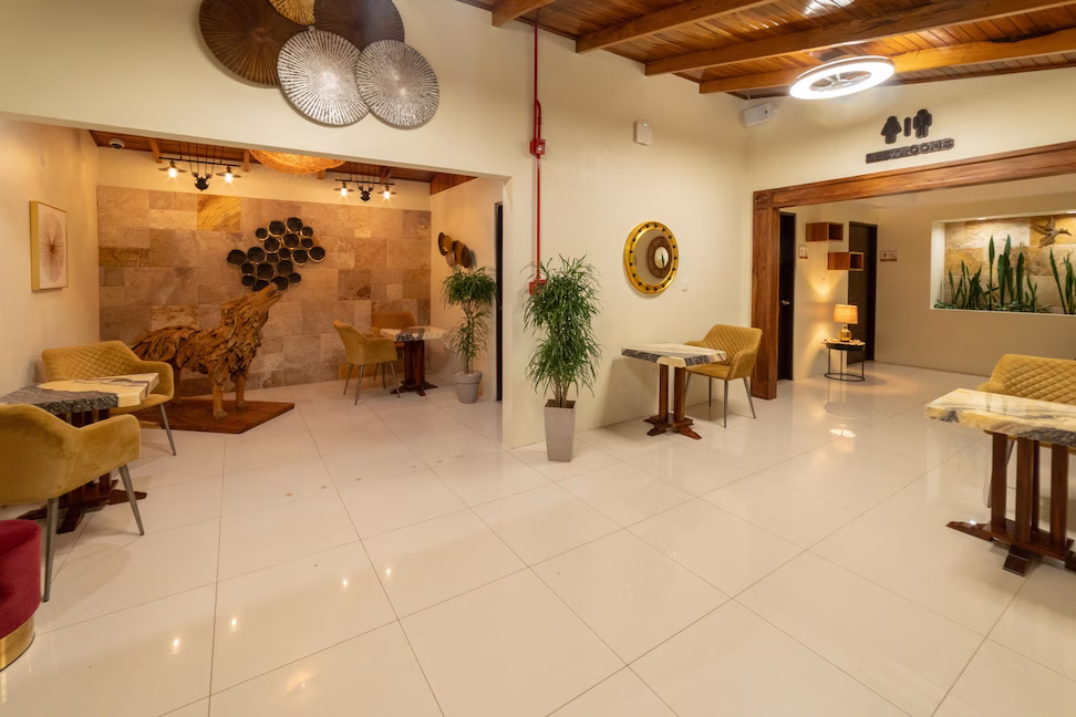 Lobby at Sibū Boutique Hotel in Monteverde, Costa Rica