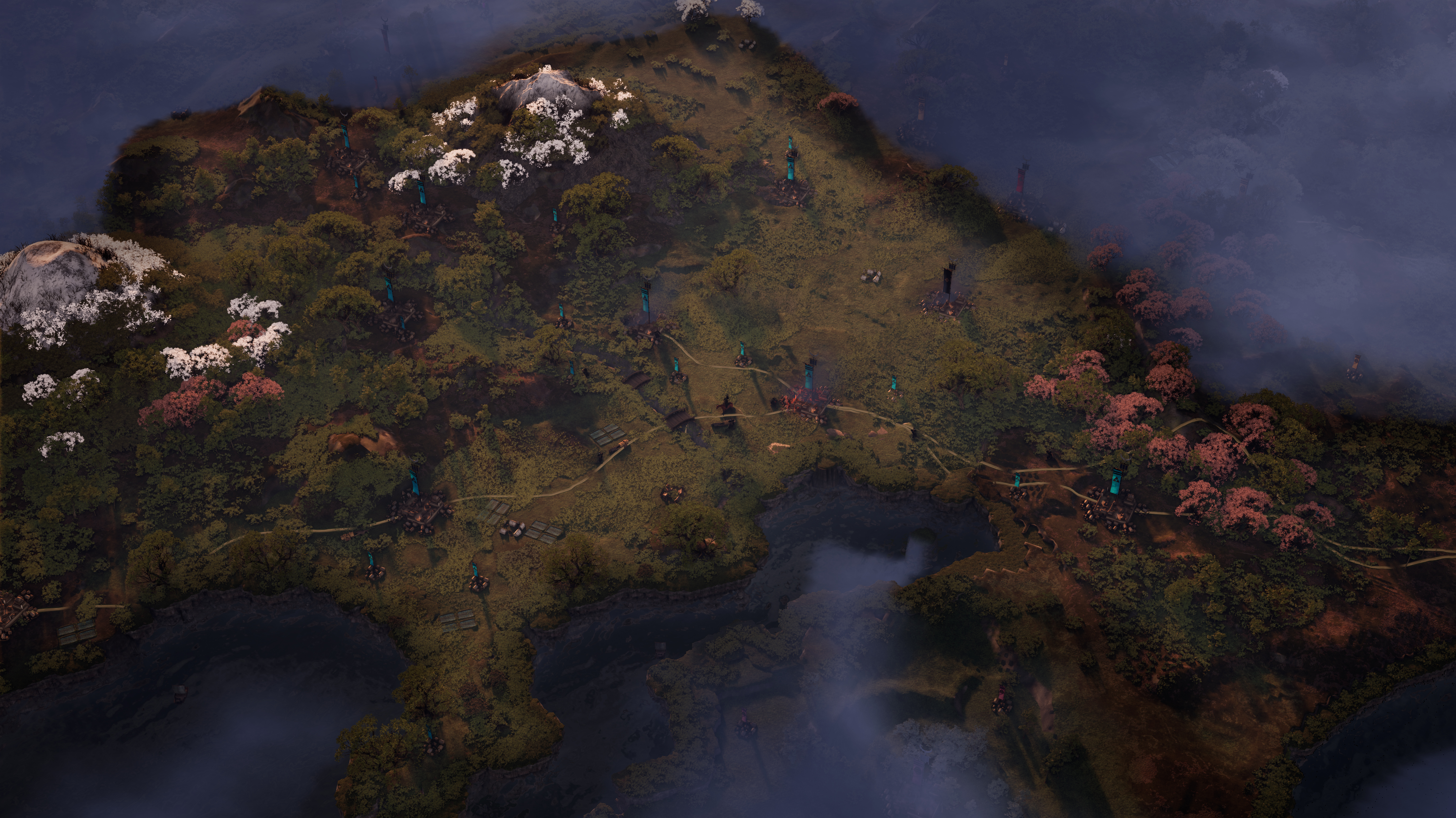 Tides of War: Shogun campaign map