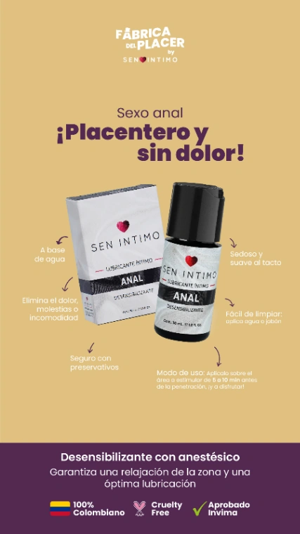 ANAL LUBRICANTE X30ML SEN INTIMO (Ref:1524)
