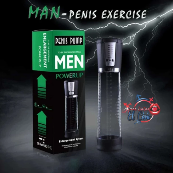 BOMBA DE VACIO CARGA USB PARA EL CRECIMIENTO DEL PENE PENIS PUMP MEN