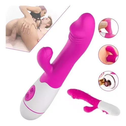 VIBRADOR FEMALE DOBLE ESTIMULACION PILA (Ref:6663)