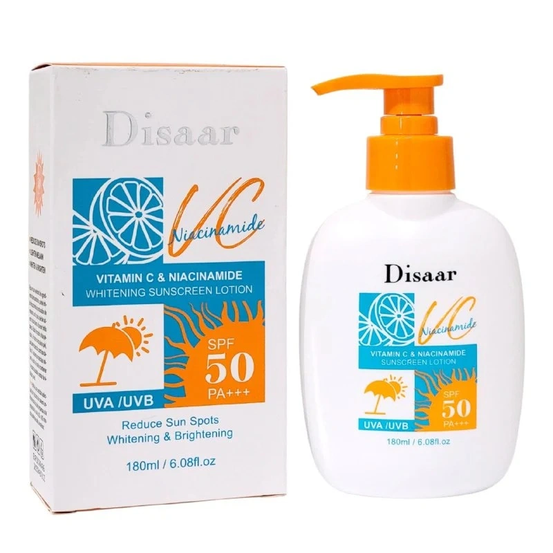 PROTECTOR SOLAR VITAMINA C+ NIACINAMIDA SPF 50 X180ML Ref:B124
