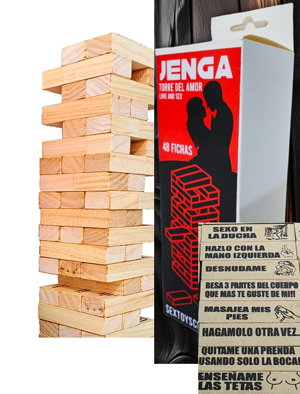 JUEGO JENGA TORRE DEL AMOR PAREJAS (Ref:45034