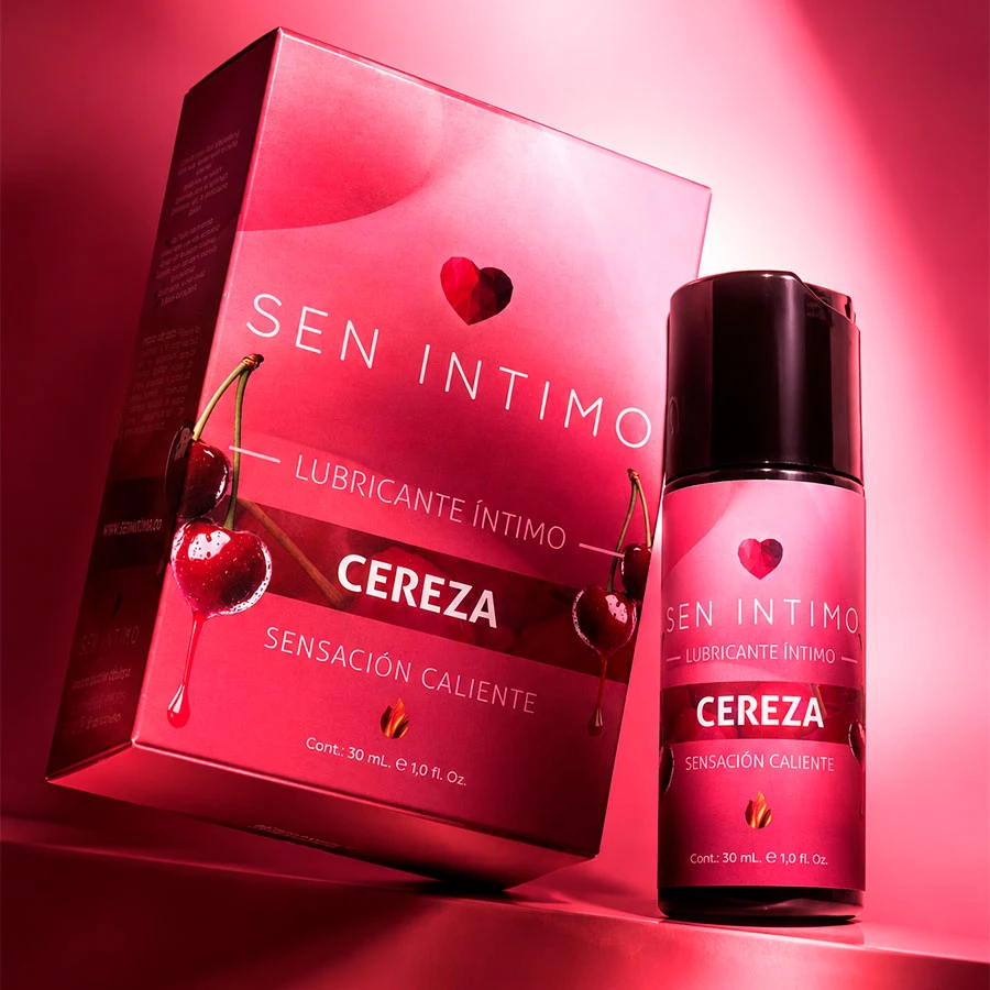 Lubricante Íntimo Caliente Cereza X 30 mL by Sen Íntimo