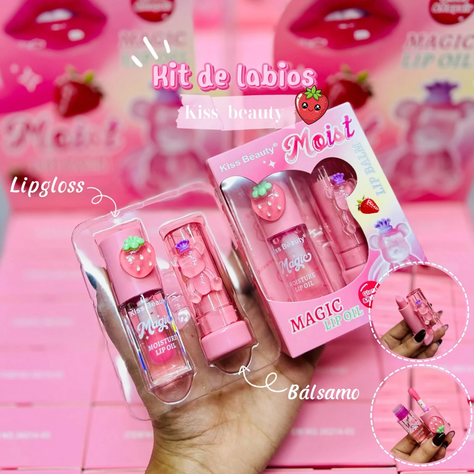 BRILLO MAGICO + BALSAMO KISS BEAUTY Ref:B135