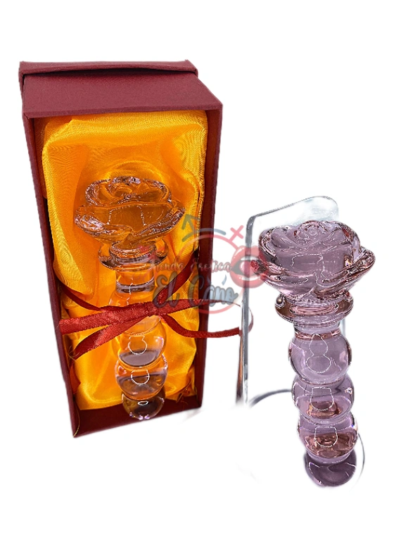 ROSAde Vidrio Queen DILDO 14 cm