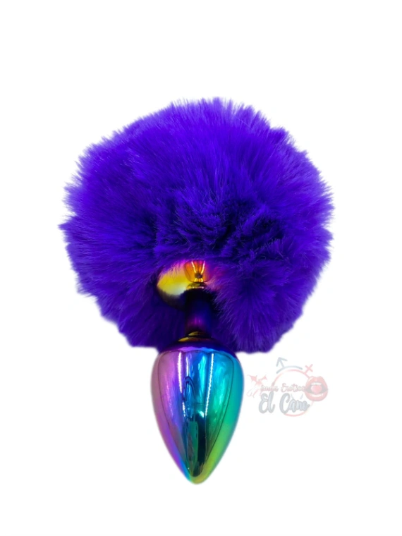 Plug cola de conejo Tornasol (Talla S)