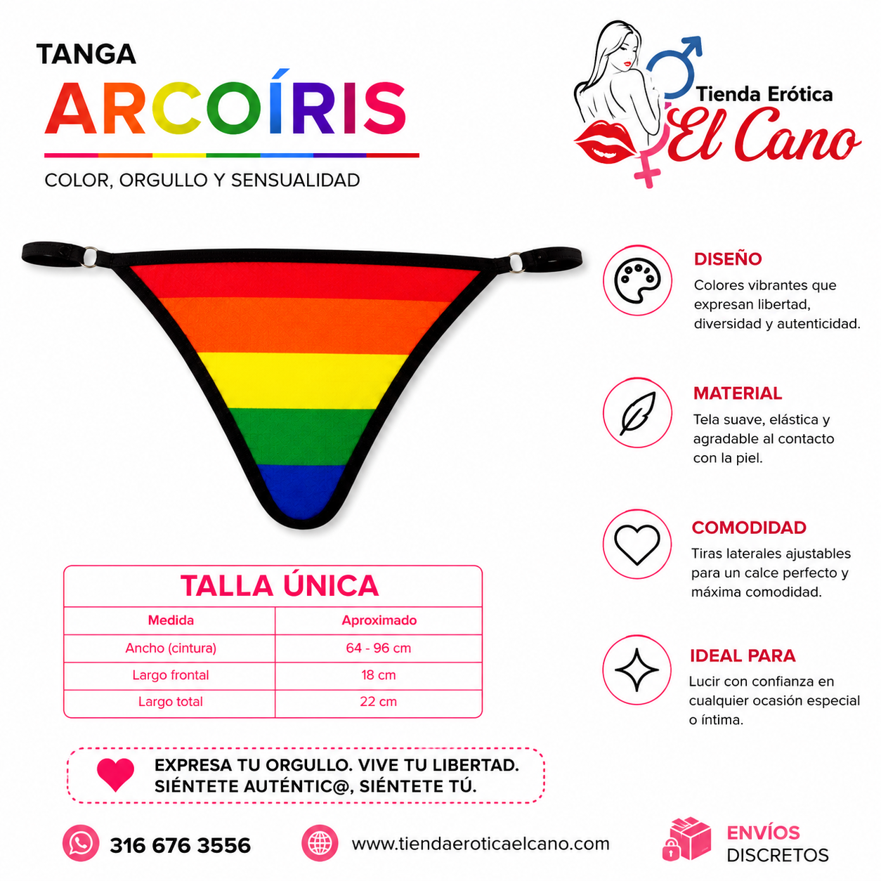 PANTY GROSERO «LESBIANA» (Ref:0889)