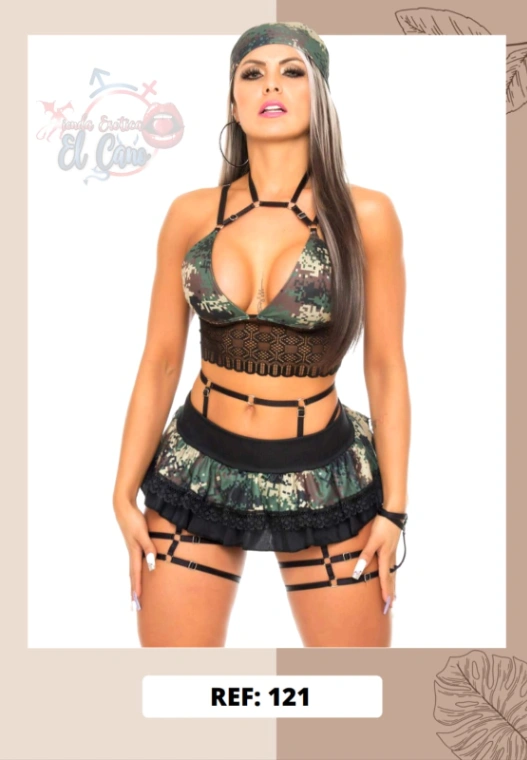 DISFRAZ MILITAR TALLA UNICA (Ref:121)