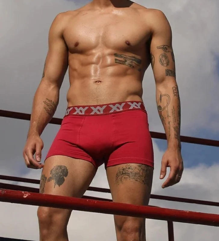 Boxer algodón y lycra lisos — Talle M al 4XL 3