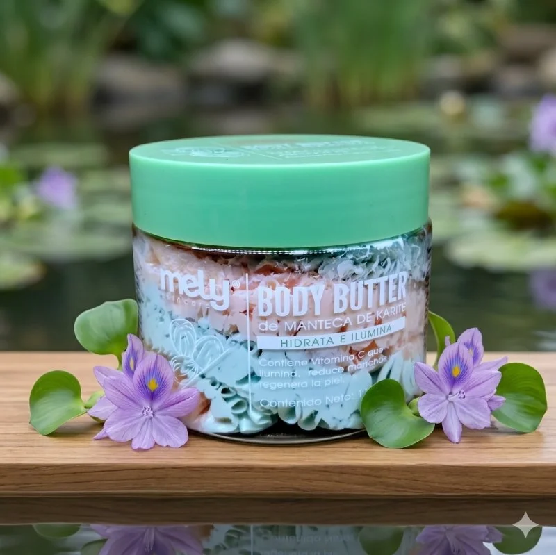 Body Butter de Manteca de Karité Mely | Hidratación Intensiva, Vitamina C e Iluminación