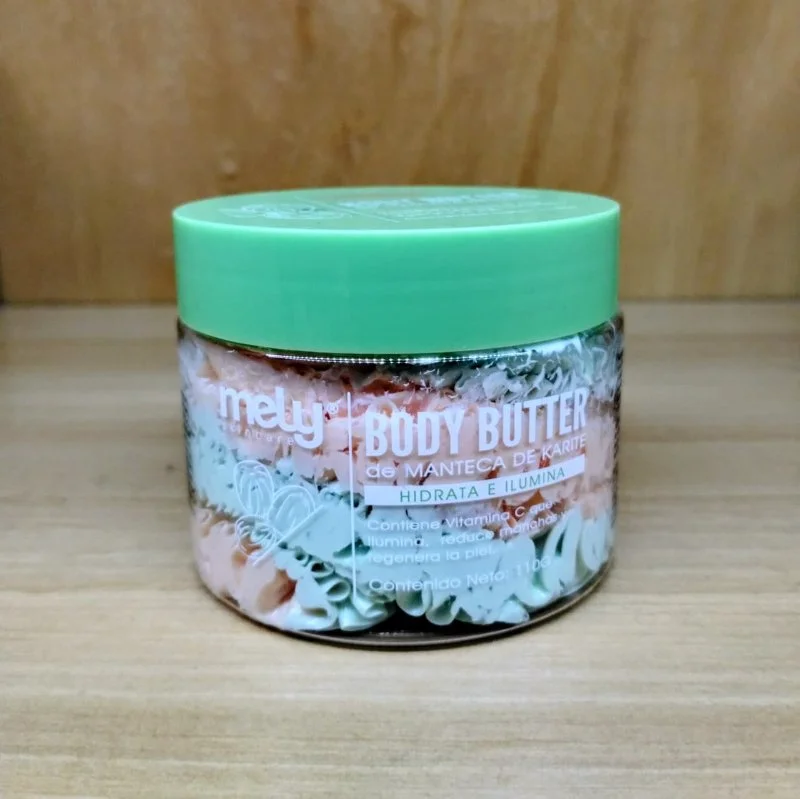 Body Butter de Manteca de Karité Mely | Hidratación Intensiva, Vitamina C e Iluminación 110 g 2