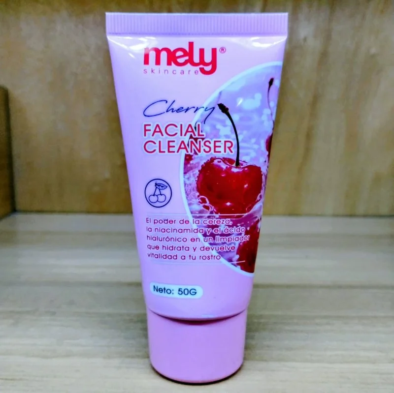 Limpiador Facial Cherry Mely Skincare – Con Niacinamida y Ácido Hialurónico — 50 g 2