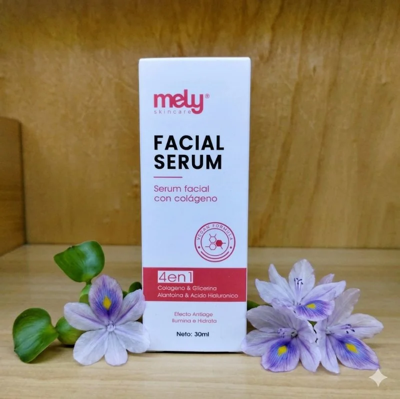 Serum Facial Antiage 4 en 1 Mely Skincare – Colágeno, Alantoína y Ácido Hialurónico
