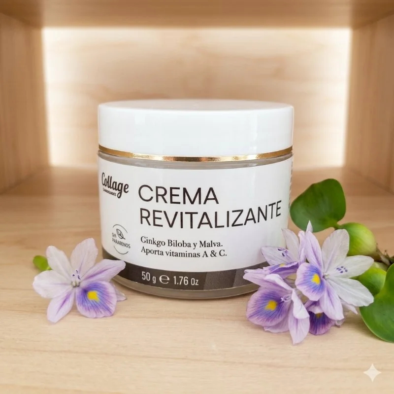 Crema Revitalizante Collage – Con Ginkgo Biloba, Malva y Vitaminas A & C